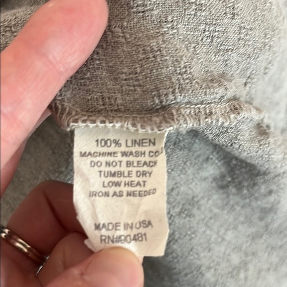 Vintage Aly Wear Linen Lagenlook Relaxed Fit 3 Piece Set - Size Small / Medium - Picture 6 of 16